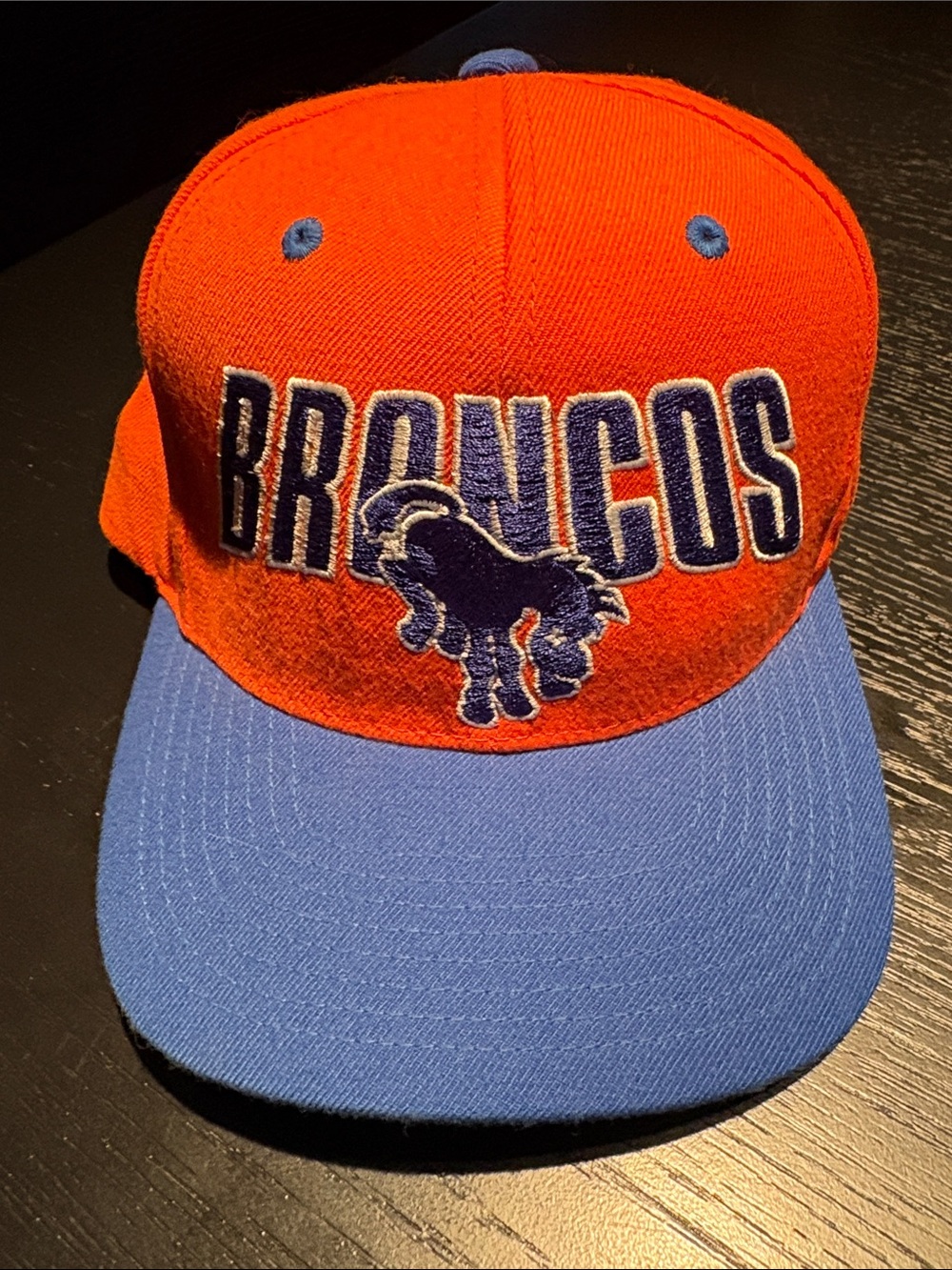 Broncos NFL Vintage Mitchell & Ness Orange and Blue Broncos Kids Snapback